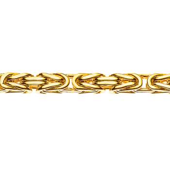 Königskette in 750 Karat Gelb-/Weissgold