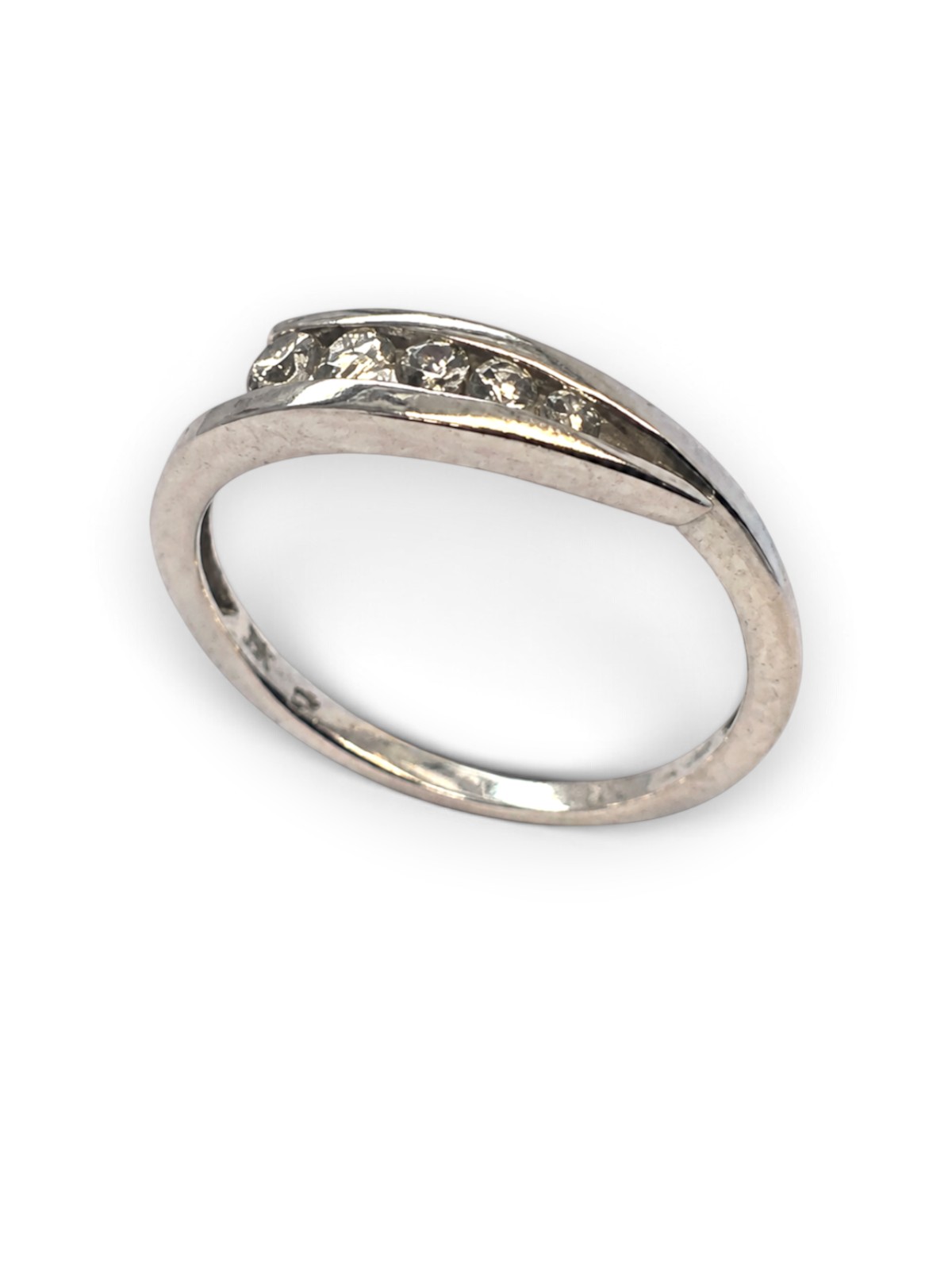 Damenring 18 Karat Weissgold – Referenz DR-000017