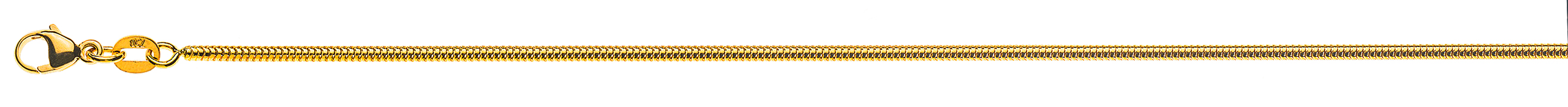 Schlange rund Gelbgold 750 ca. 1.6mm