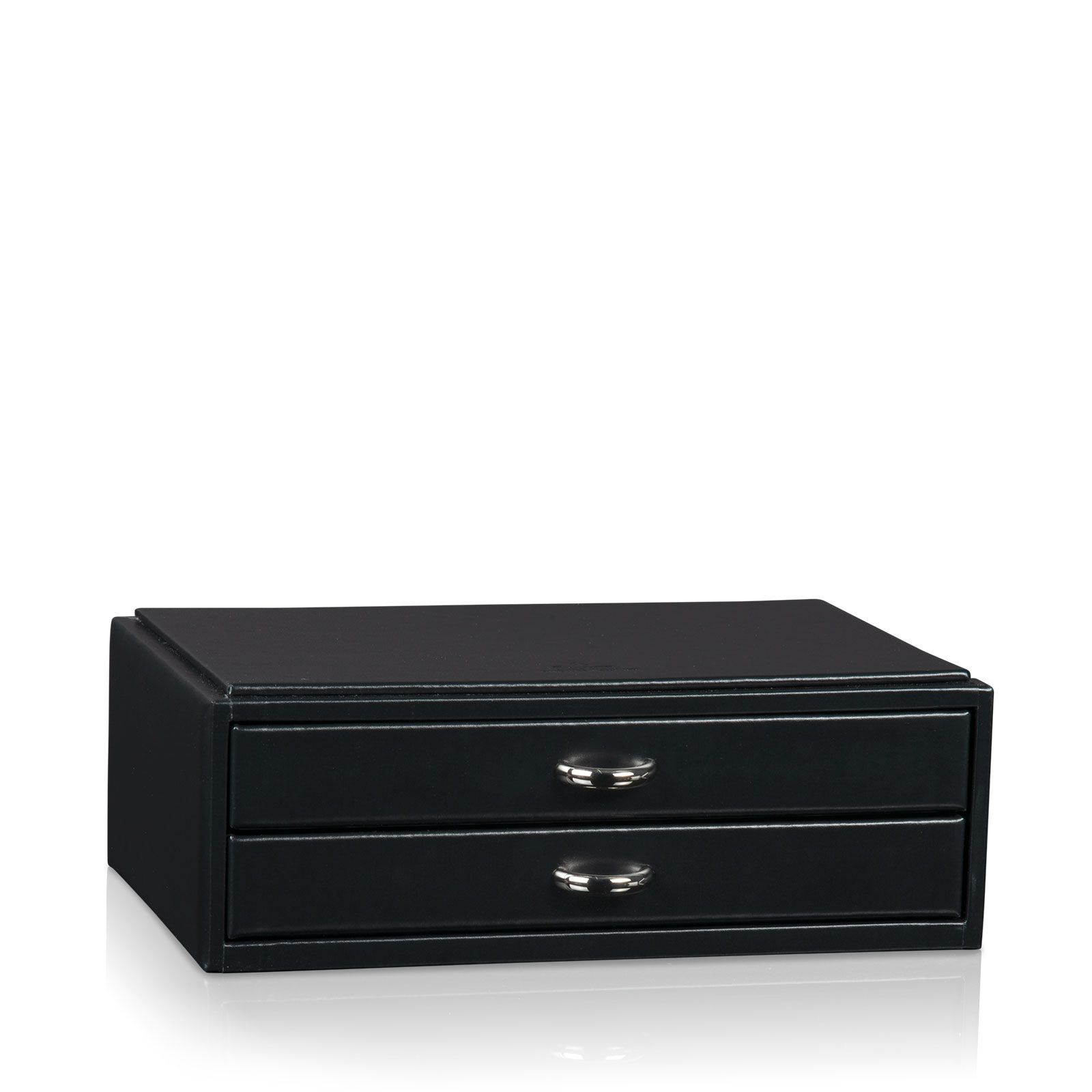 Sacher Schmuckkästchen Vario / Ring- & Ohrsteckerbox - Schwarz