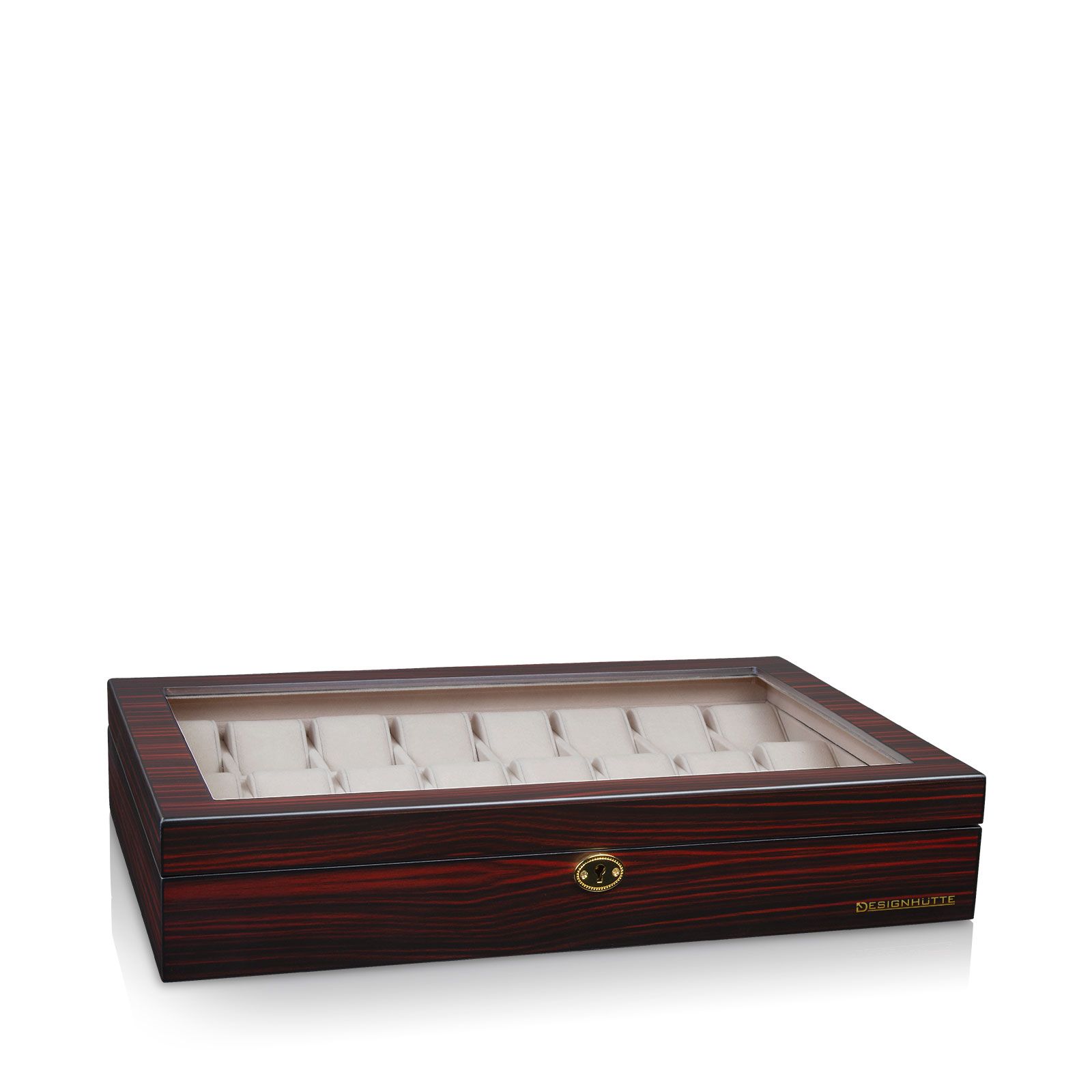 Designhütte Uhrenbox Auckland 24 - Ebony