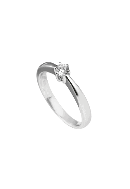 Solitär Ring Silber 0.25 ct. Zirkonia