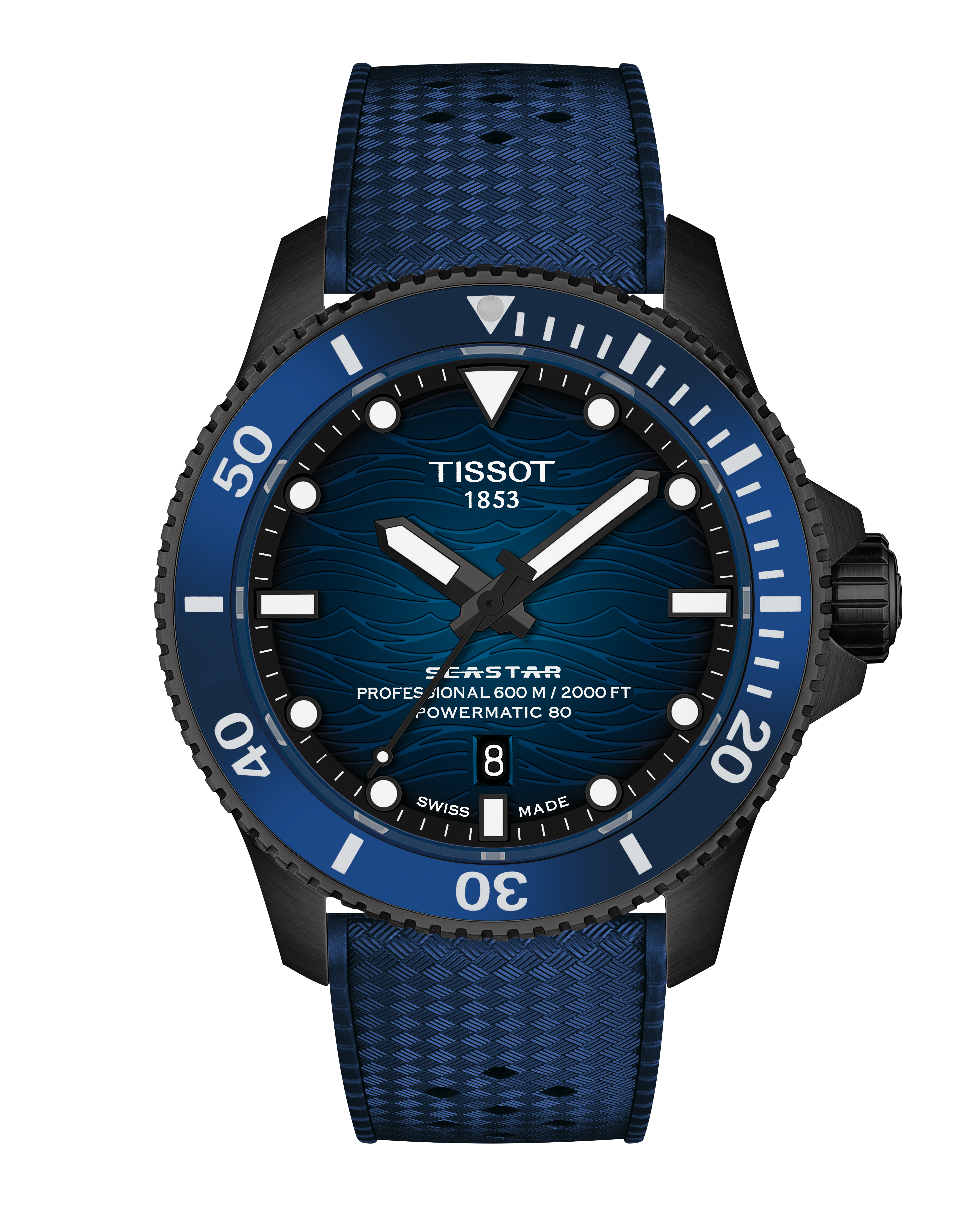 Tissot Seastar 1000 Powermatic 80 40 mm Blau Schwarz