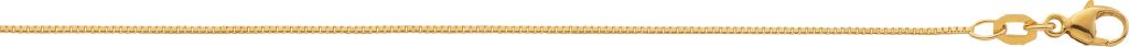 Venezianer Kette diamantiert, 0.7 mm 750/18 Karat Gold 2010/36