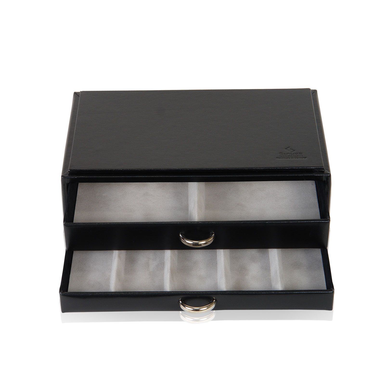 Sacher Schmuckkästchen Vario / Ketten- und Armbandbox - Schwarz