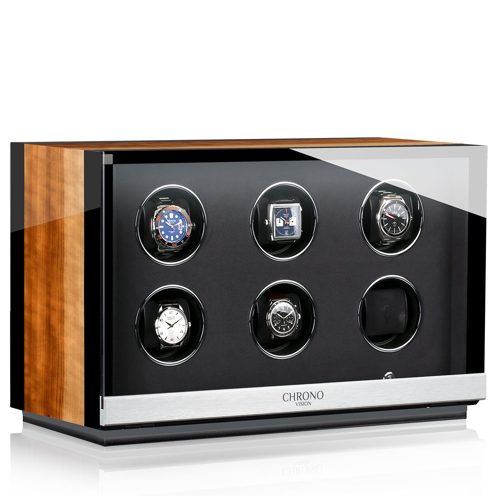 Chronovision Uhrenbeweger Ambiance VI - Schwarz Hochglanz Aurosso Hochglanz