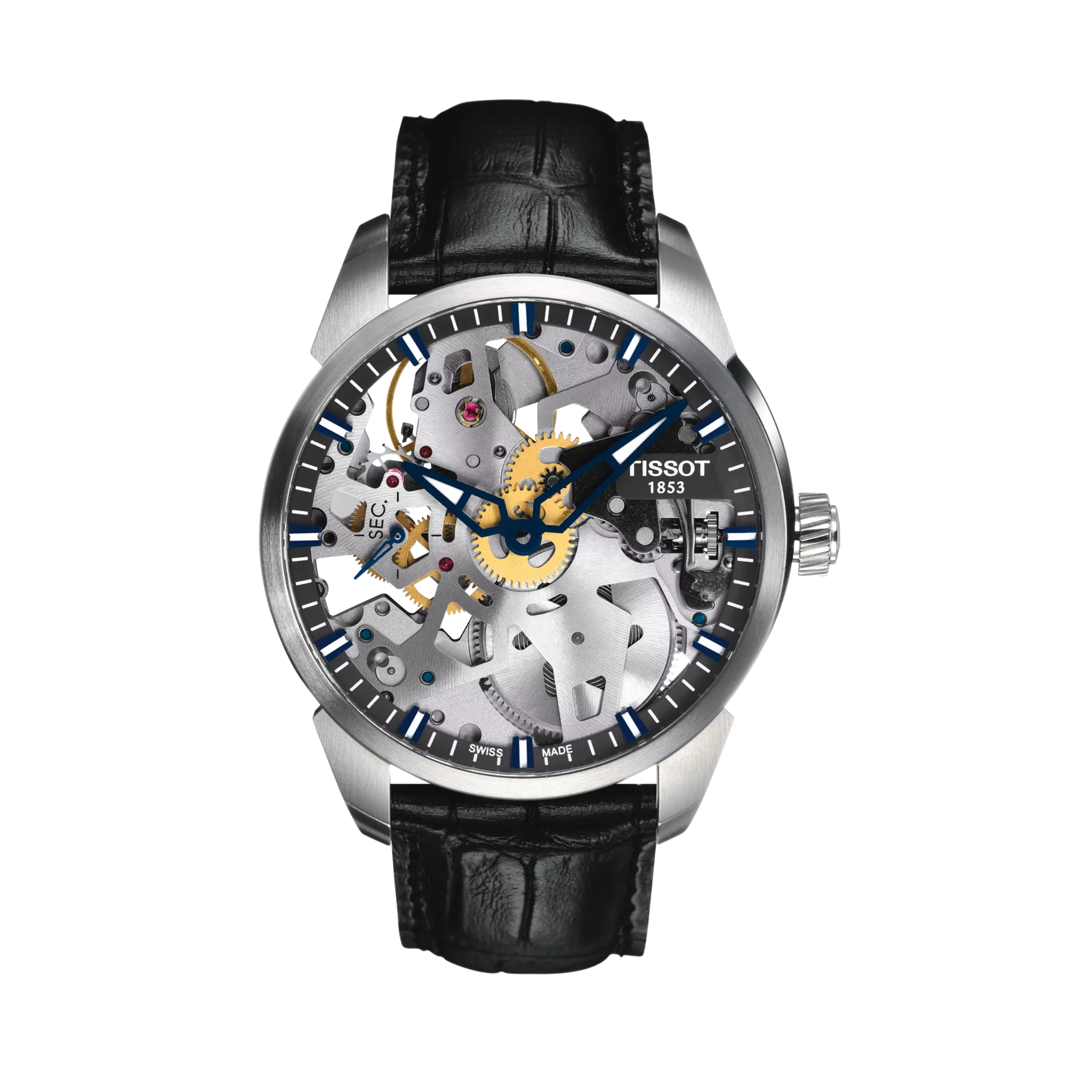 Tissot T-Complication Squelette 43 mm – Mechanische Herrenuhr
