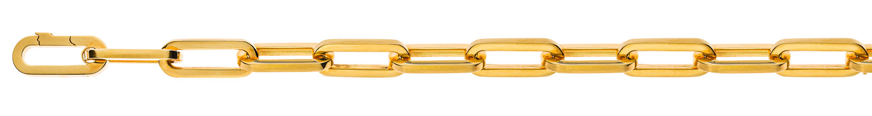 Armband Anker oval Gelbgold 750 Handarbeit 21.5cm