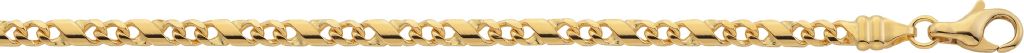 Fantasie 8er-Kette poliert, 3.2 mm 750/18 Karat Gold 3211/42