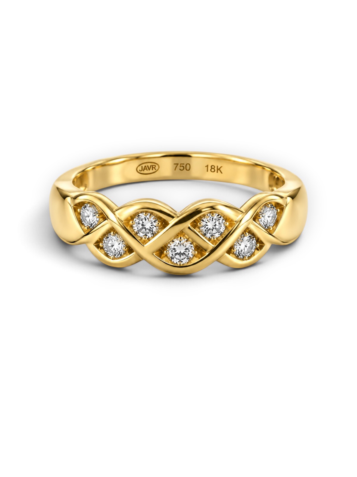 Diamantring 18 Karat Gelbgold – Referenz DR-000101