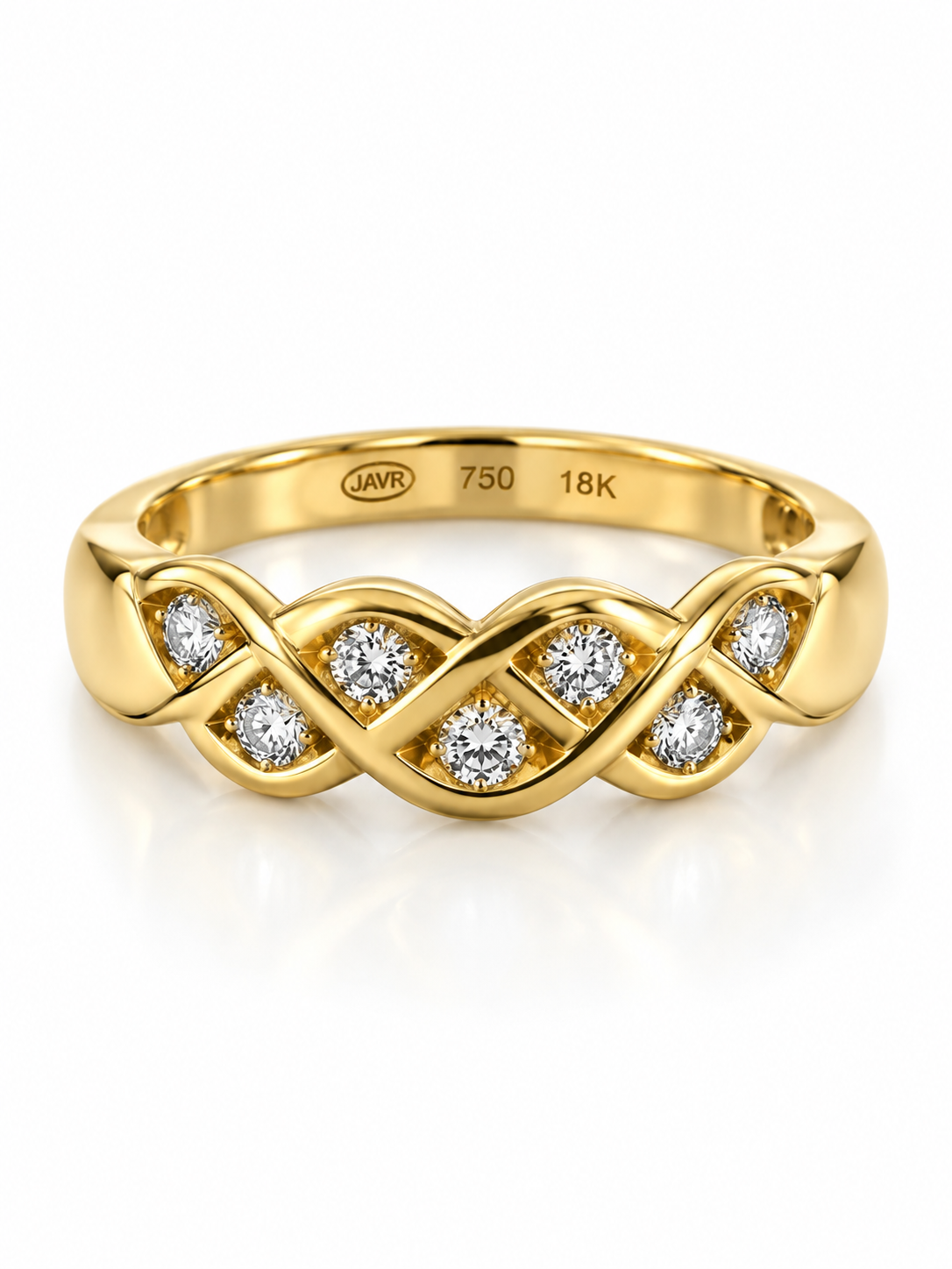 Diamantring 18 Karat Gelbgold – Referenz DR-000101