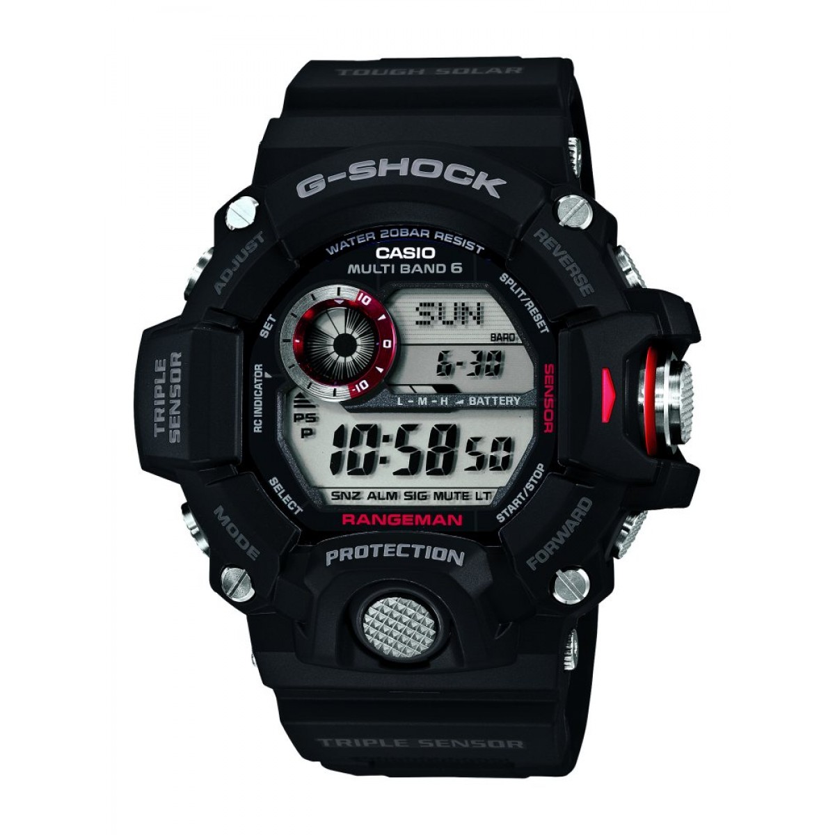 G-SHOCK Rangeman GW-9400-1ER Tough Solar Multi Band 6