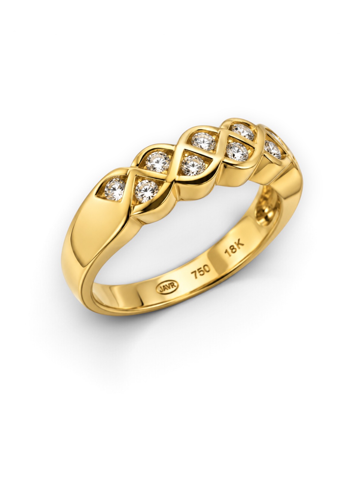 Diamantring 18 Karat Gelbgold – Referenz DR-000101