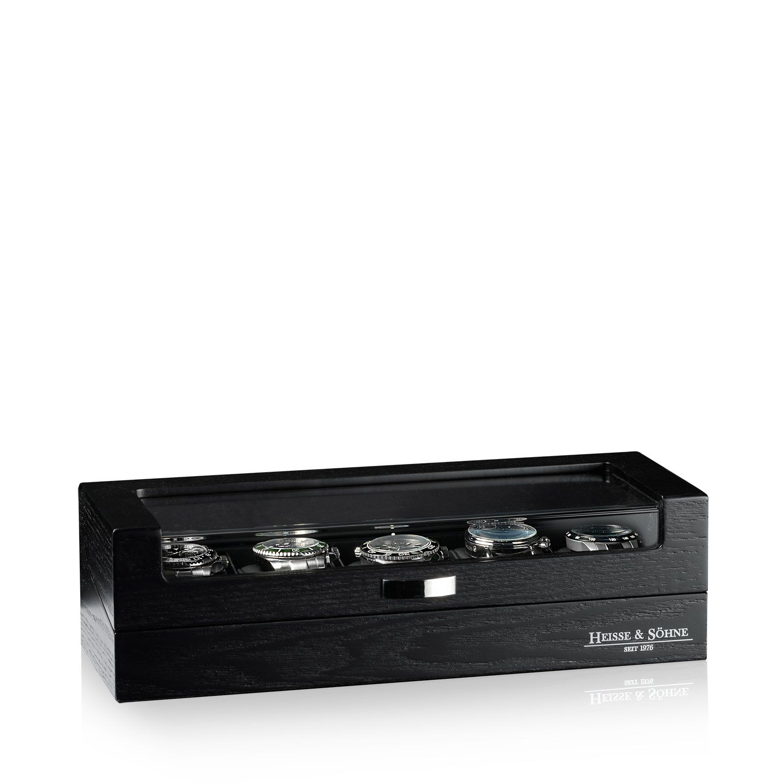 Heisse & Söhne Uhrenbox Oxford 5 - Dark Oak