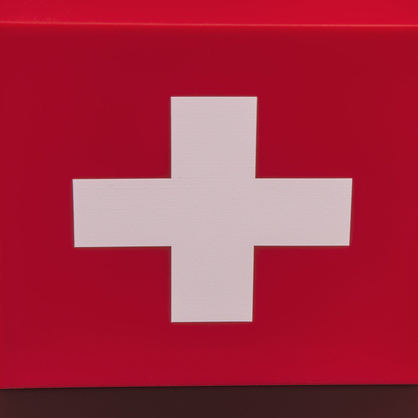 Swiss Kubik Uhrenbeweger Starterbox ABS - Rot Mit Weißem Kreuz