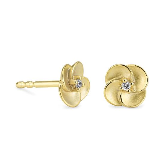 Breuning Brillantohrringe 0,02 ct. – 585 Gelbgold