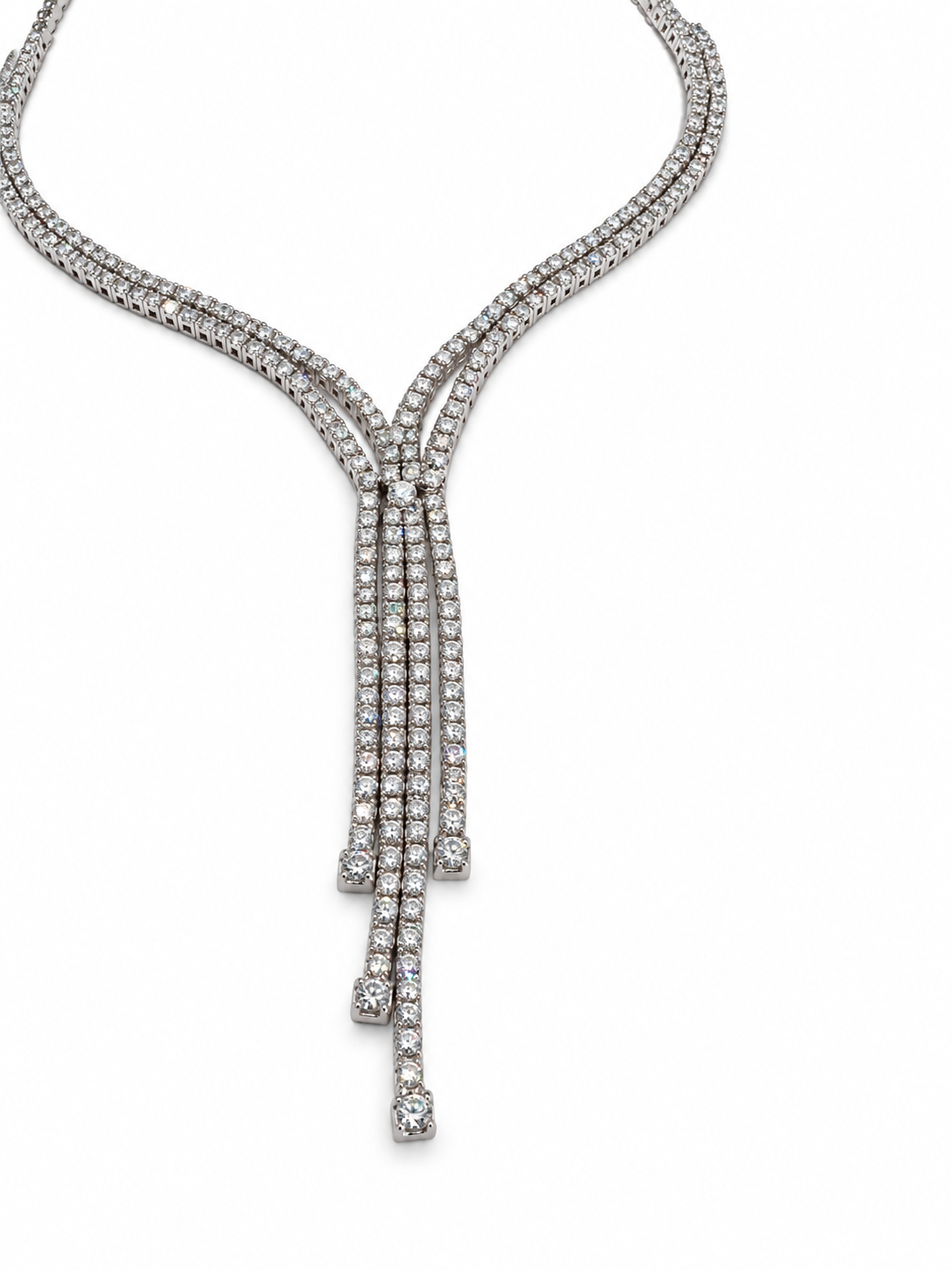Lady-D Diamant Collier 750 Weissgold 0,30 ct. F–G/VS