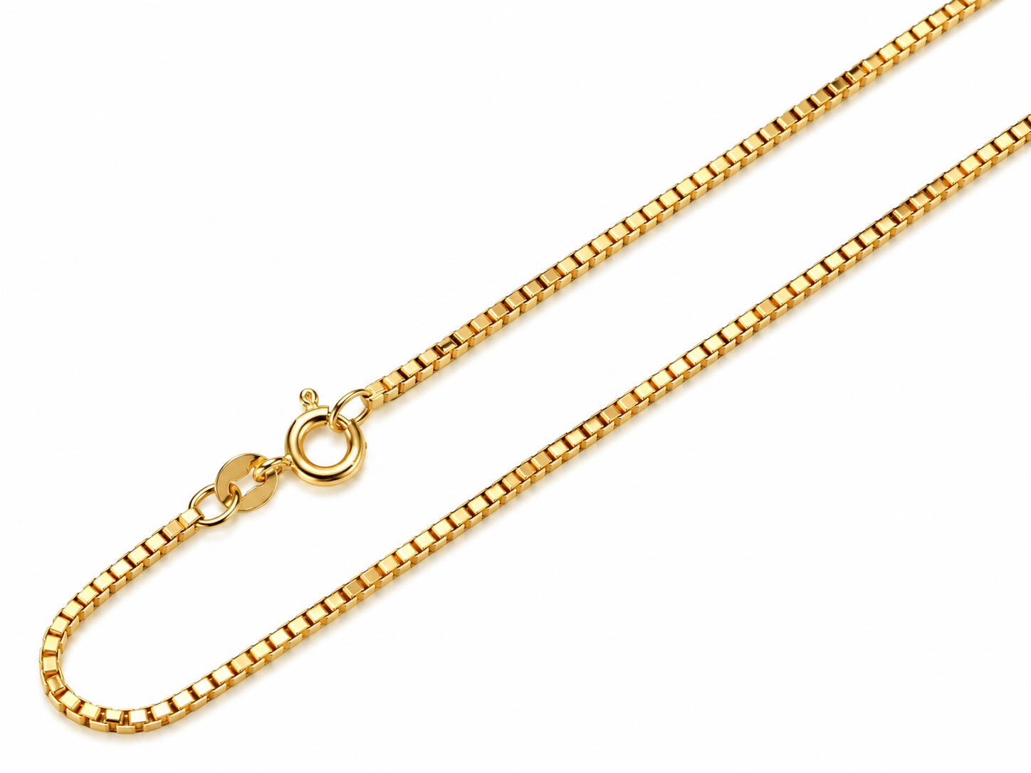 Venezianerkette 750 Gelbgold 1,5 mm
