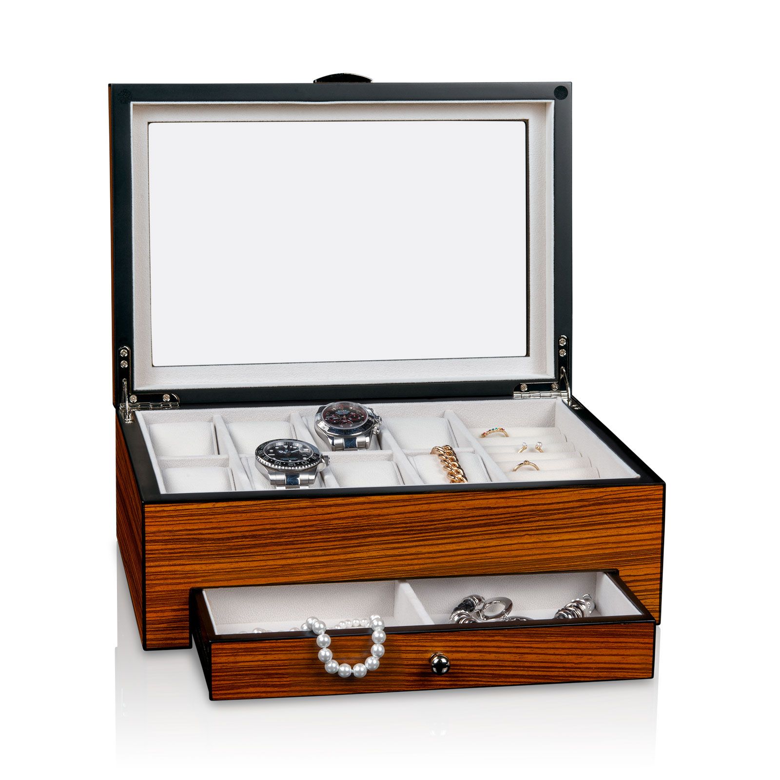 Heisse & Söhne Uhrenbox Princeton - Braun