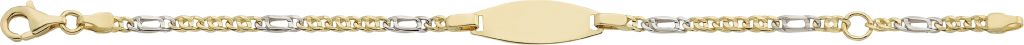 Fantasie (weiss rhod.), 2.3 mm 585/14 Karat Gold 9377/14