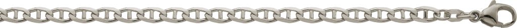 Stäblipanzer Armband, 3.9 mm 750/18 Karat Gold 500/19