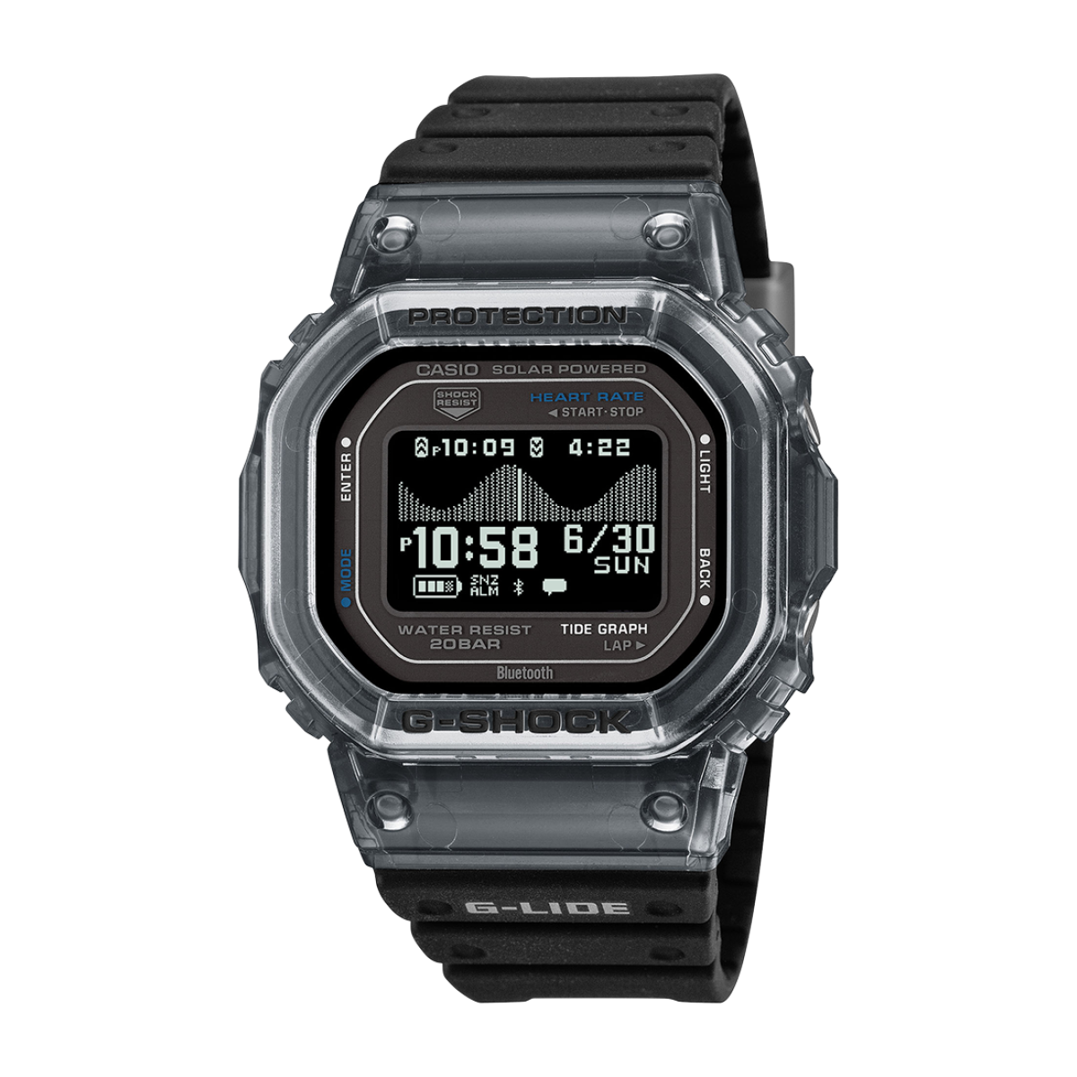 G-SHOCK G-LIDE GBX-H5600-1ER MIP Bluetooth Solar
