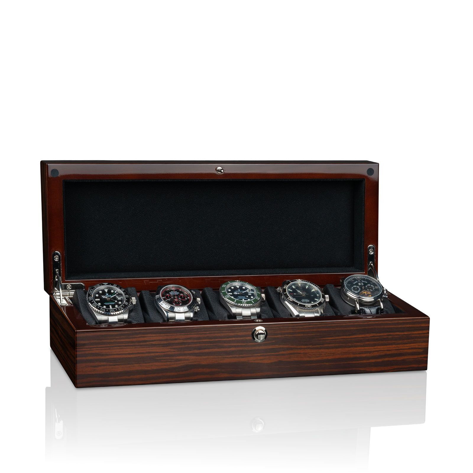 Beco Uhrenbox Crystal 5 - Braun