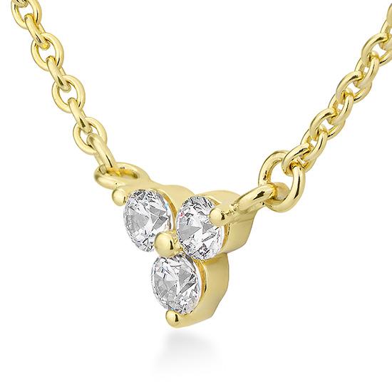 Breuning Brillantcollier Lab Grown 0,17 ct. – 585 Gelbgold