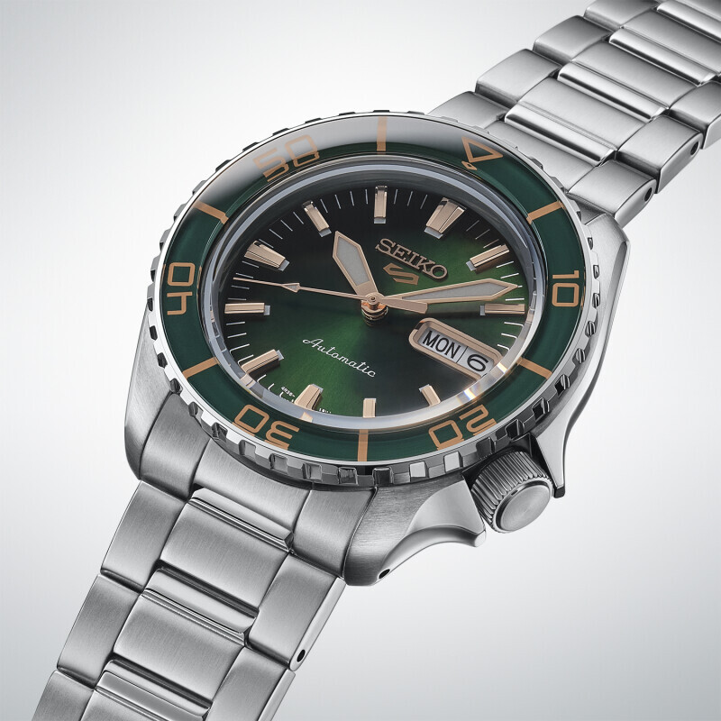 Seiko 5 Sports SKX HDB005K1 Tweed Green