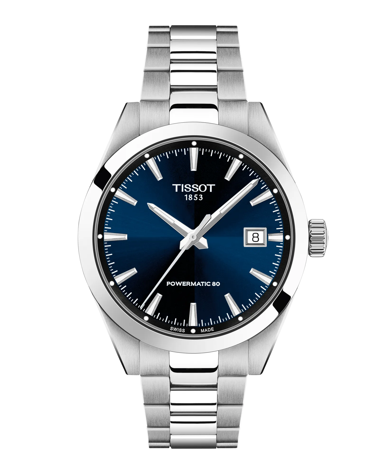 Tissot Gentleman Powermatic 80 38 mm Blau Automatik