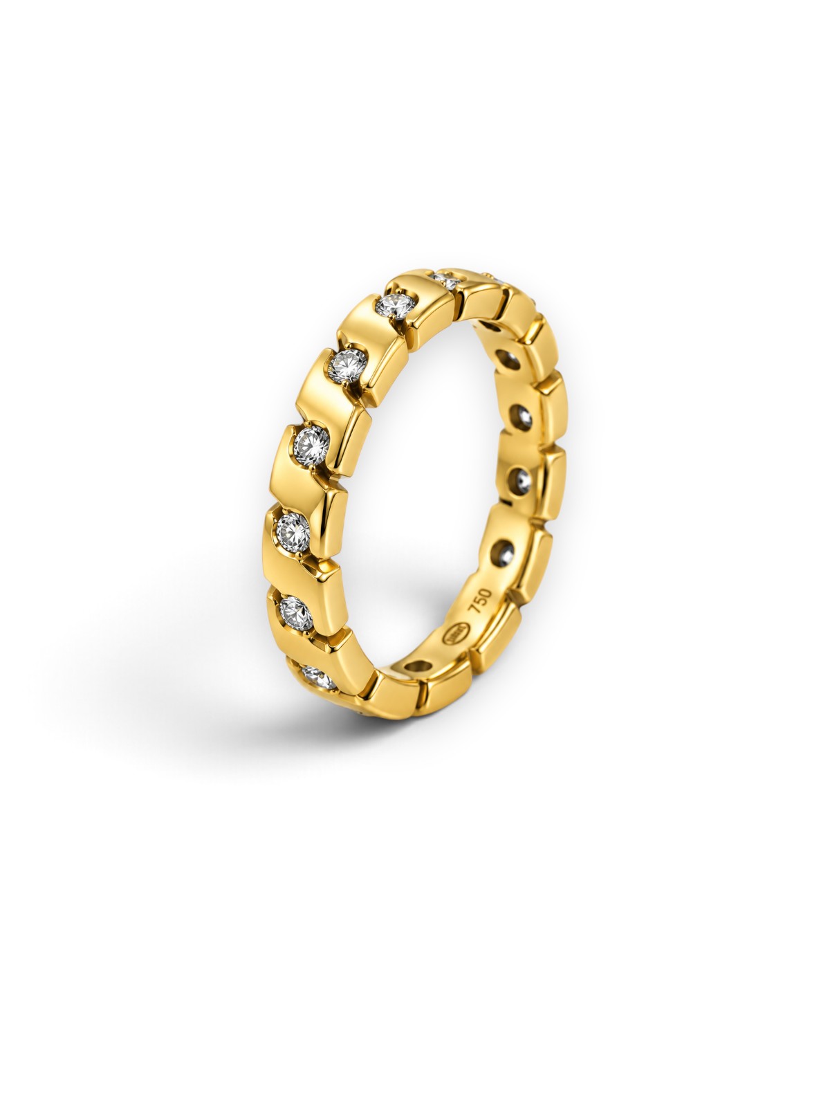 Alliance-Ring 18 Karat Gelbgold 0.40 ct – Referenz DR-000100