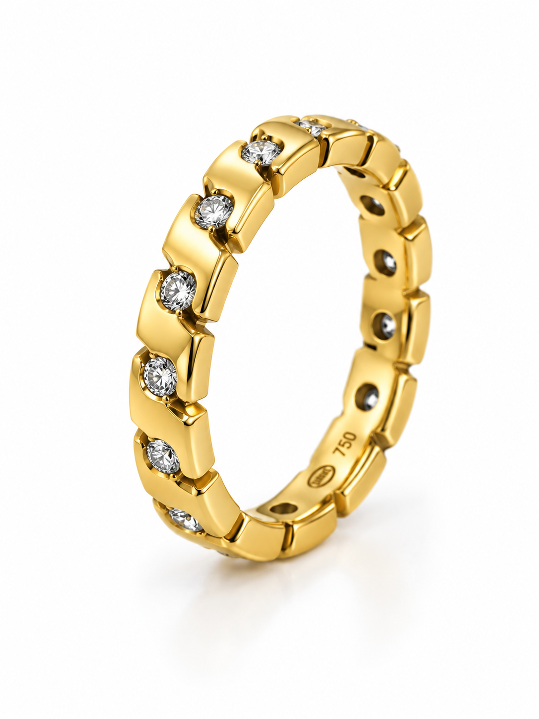 Alliance-Ring 18 Karat Gelbgold 0.40 ct – Referenz DR-000100