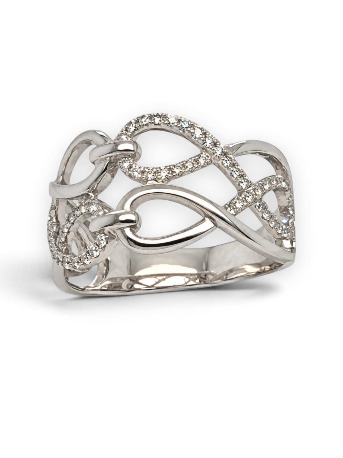 Diamantring 18 Karat Weissgold 0.28 ct – Referenz DR-000030