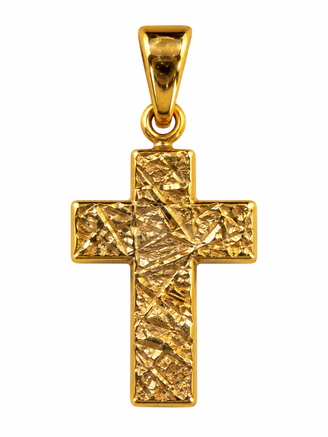Anhänger Kreuz Gelbgold 750