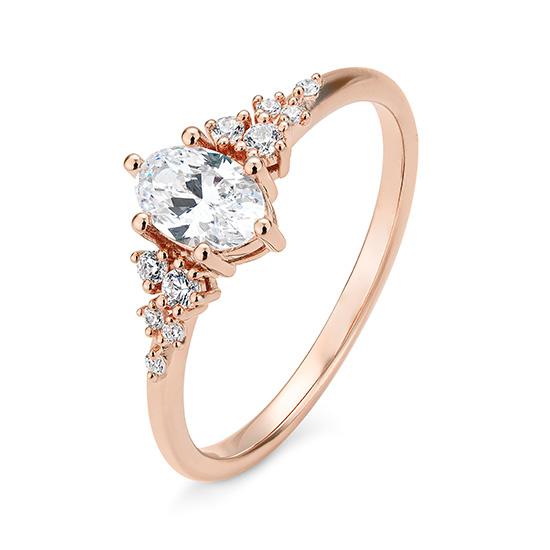 Ring Oval 0.62 ct. G/vs 0.500 ct. - T-41064440