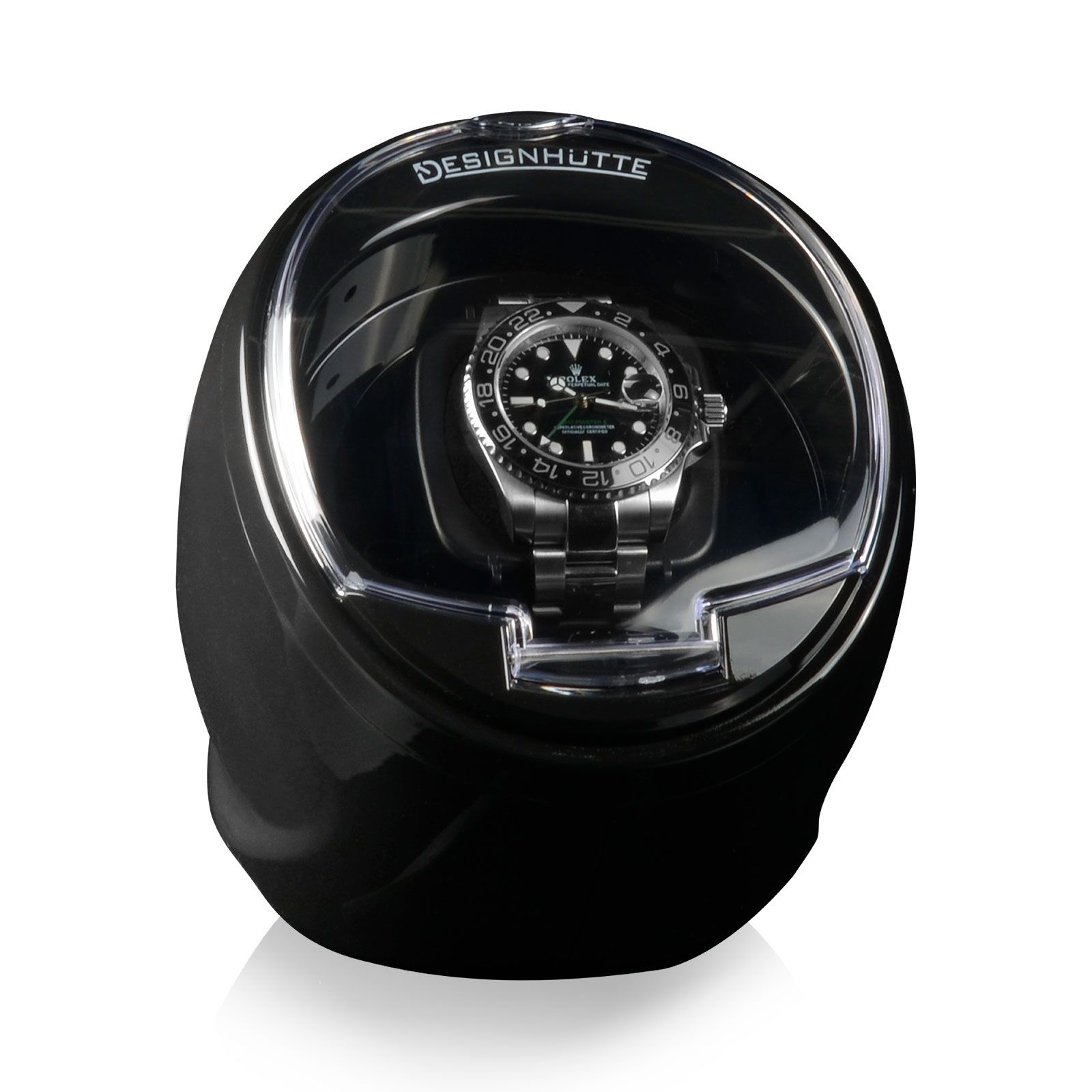 Designhütte Uhrenbeweger Optimus 2.0 - Schwarz Hochglanz