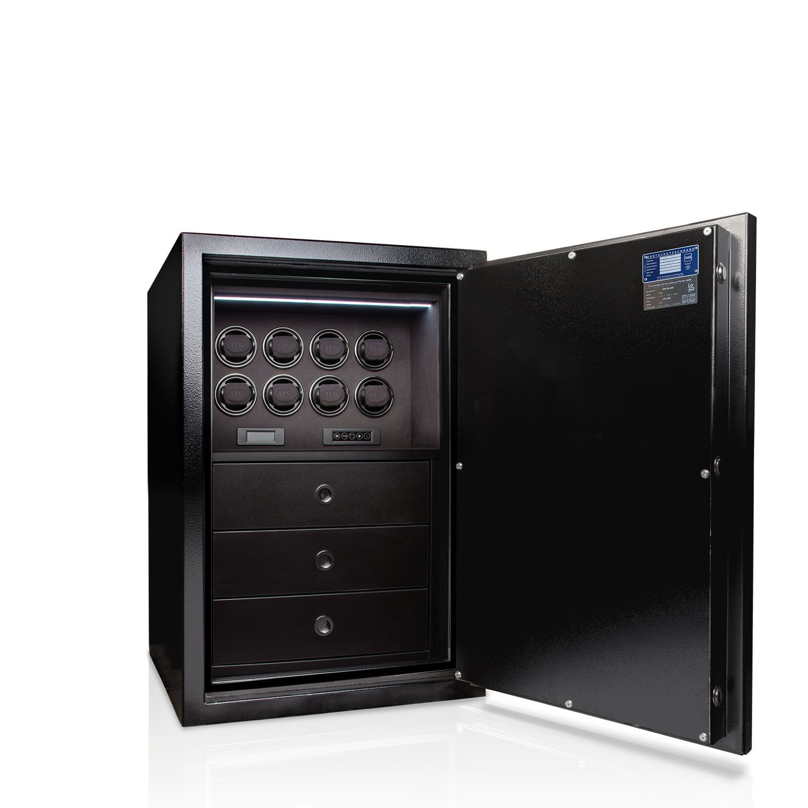 Heisse & Söhne Uhrenbeweger Tresor Lincoln H2 - 8 Module WG1