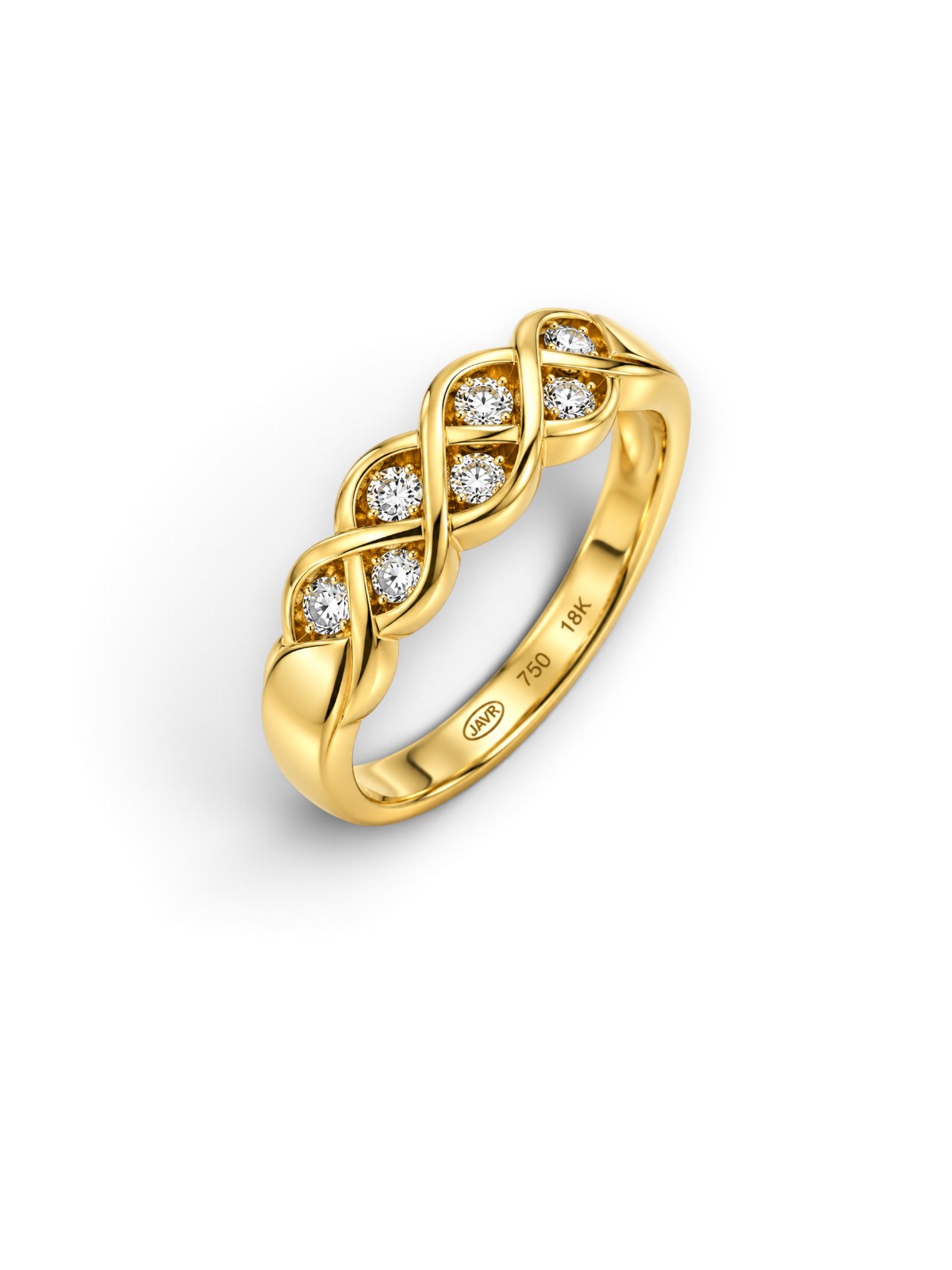 Diamantring 18 Karat Gelbgold – Referenz DR-000101