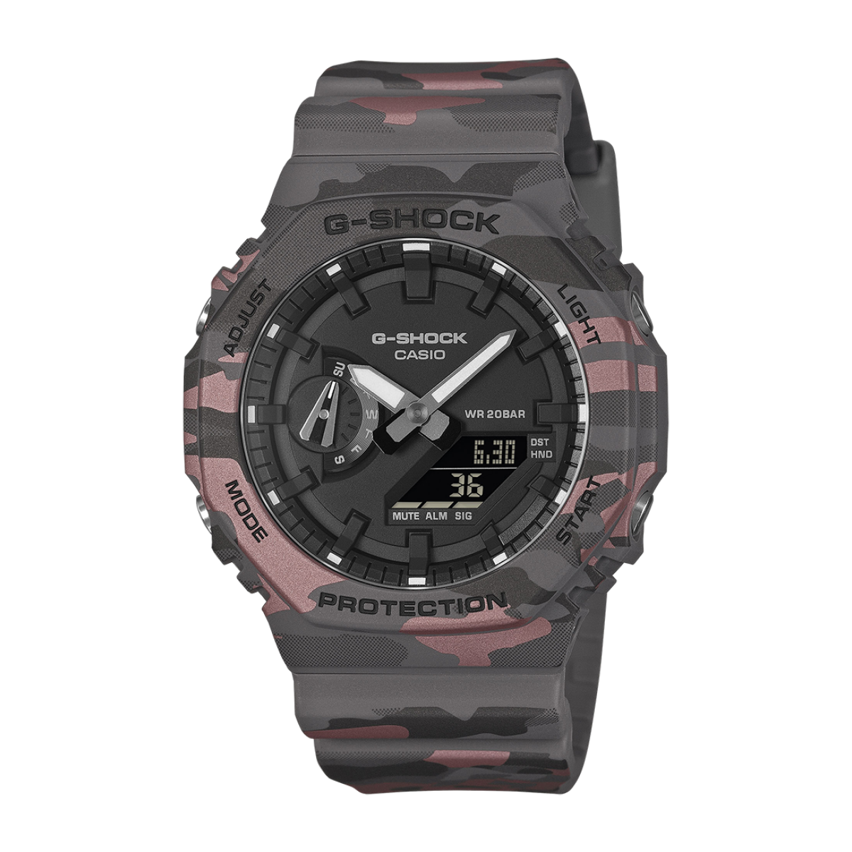 G-SHOCK Classic ORIGINAL CAMOUFRAGE PATTERN - GA-2100CM-8AER