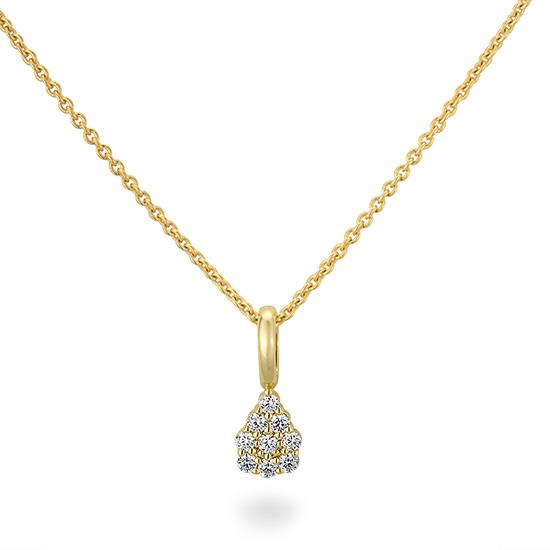 Breuning Lab-Grown Diamantanhänger 0,14 ct. – 585 Gelbgold