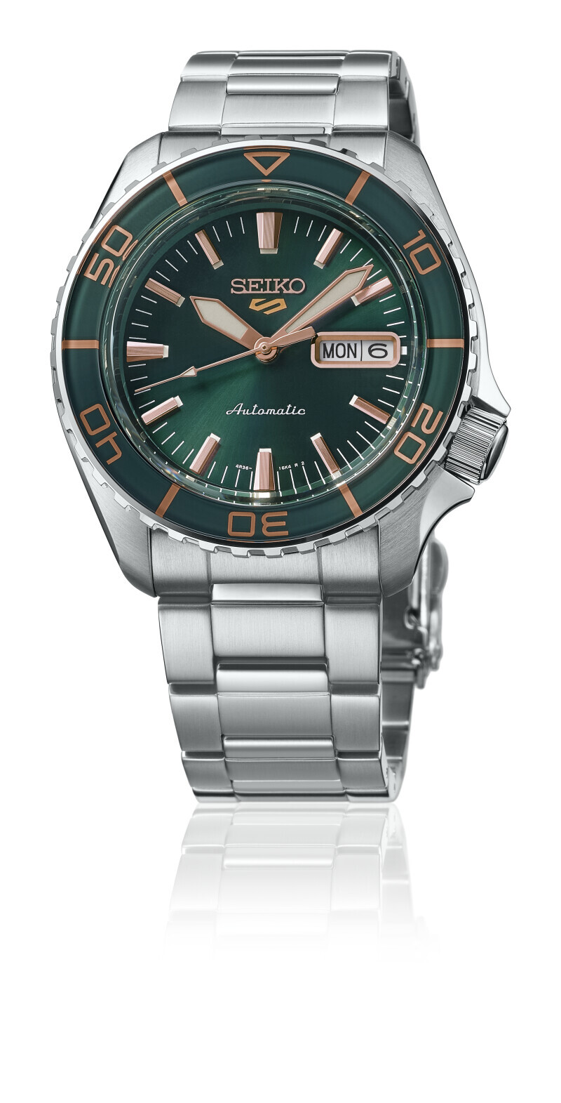 Seiko 5 Sports SKX HDB005K1 Tweed Green