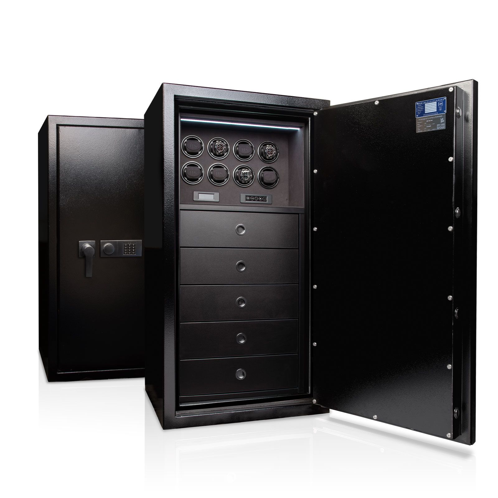 Heisse & Söhne Uhrenbeweger Tresor Lincoln H3 - 8 Module WG1