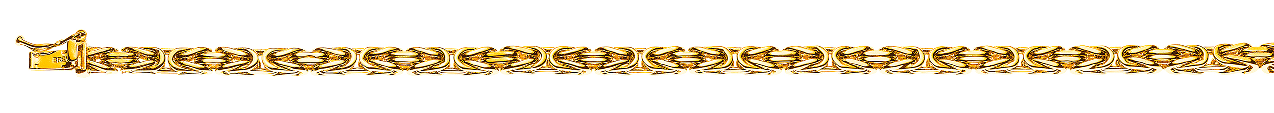 Collier Königskette klassisch Gelbgold 750 ca. 3.5mm 55 cm