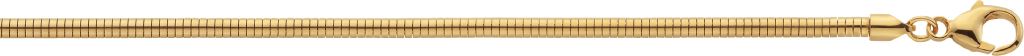 Boa Kette rund, 2.4 mm 750/18 Karat Gold 458/45