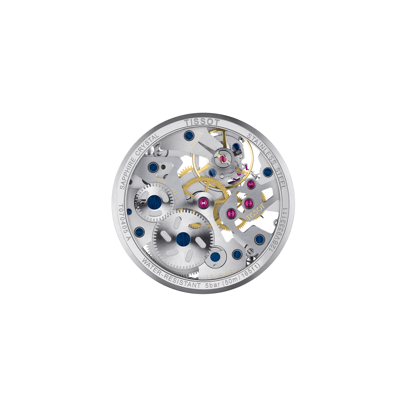Tissot T-Complication Squelette 43 mm – Mechanische Herrenuhr