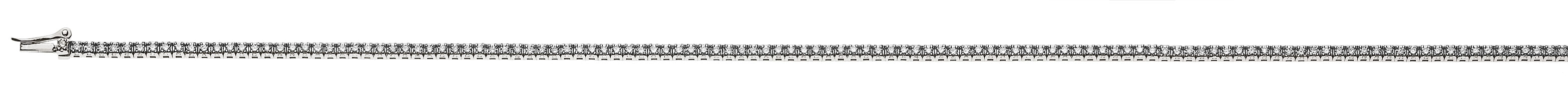 Bracelet Weissgold 750 mit 123 Brillanten  H SI 0.59ct. 17cm