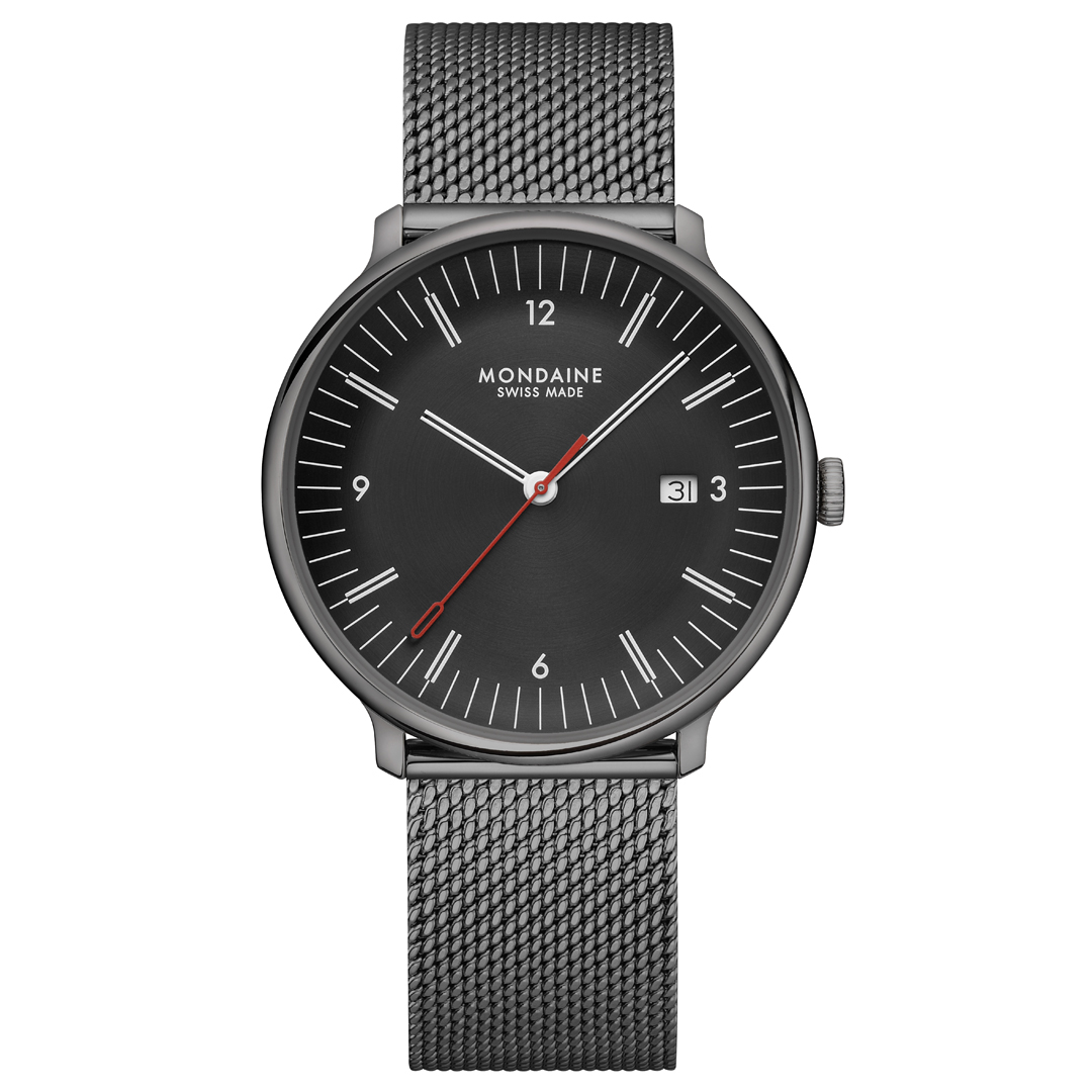 Doppio Edelstahl, 41 mm