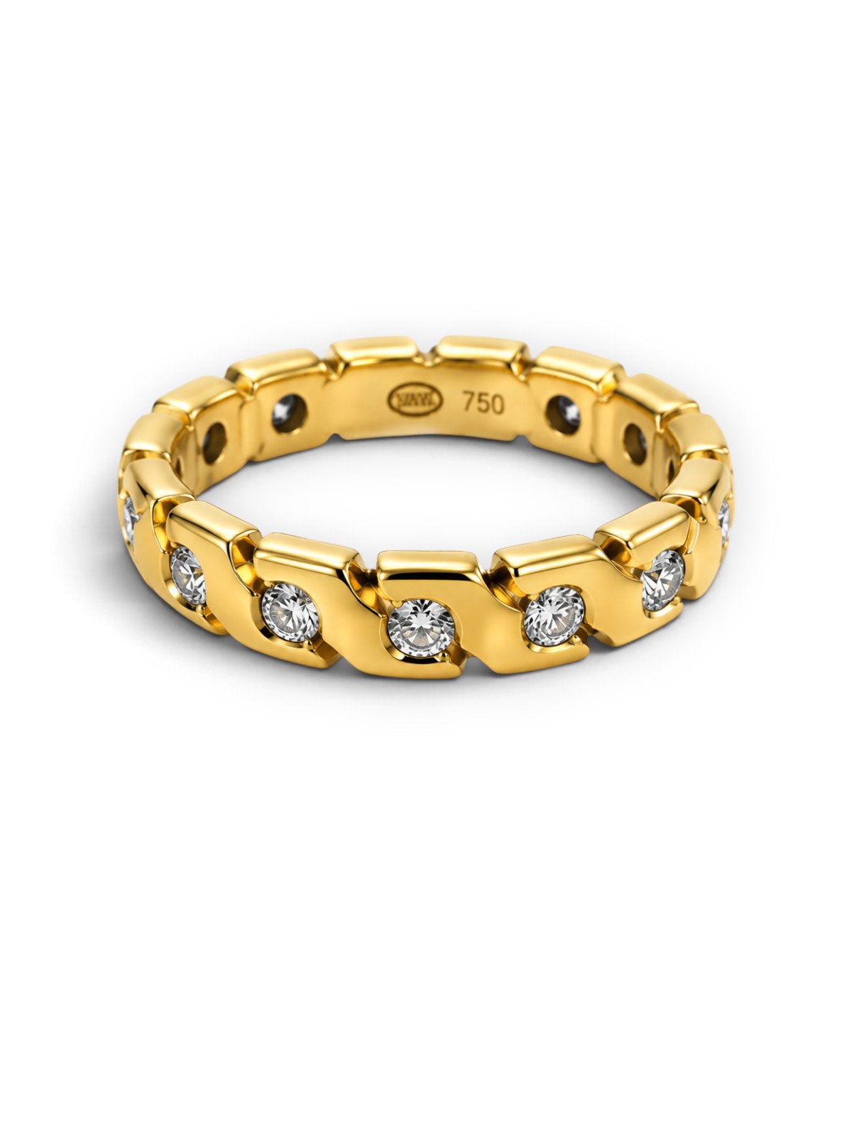 Alliance-Ring 18 Karat Gelbgold 0.40 ct – Referenz DR-000100