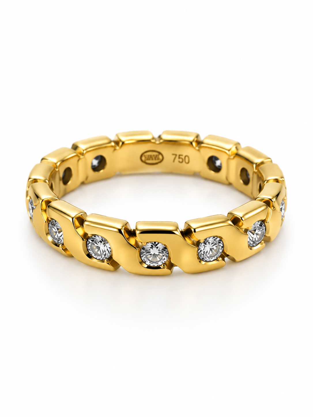 Alliance-Ring 18 Karat Gelbgold 0.40 ct – Referenz DR-000100