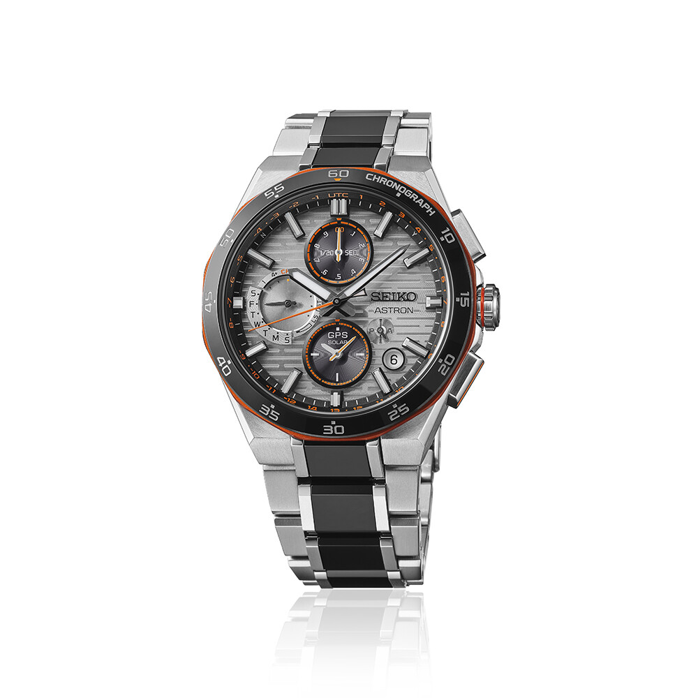 Seiko Astron Speedtimer GPS Solar Dual Time Chronograph SSH183J1